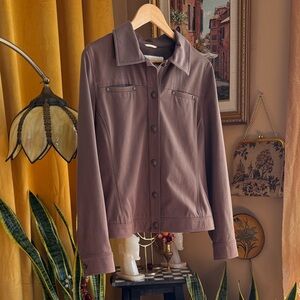 Lanalee Western Jacket US12 Light Brown Jacket w Brass Stars